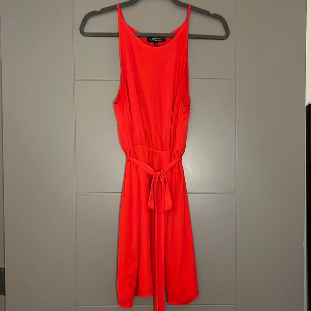 Orange Cotton On mini dress. Size small.